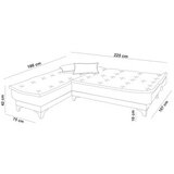 Atelier Del Sofa ugaona garnitura Kelebek Kose Cene