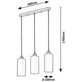 Rabalux pantikhea, visilica E27 3x40W, zlato | ePonuda.com