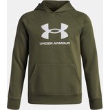Under Armour UA Rival Fleece BL Hoodie-GRN - Boys Cene