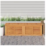  Vrtna škatla s kolesi in vrečo 175x50x53 cm trdna tikovina | Shoptok.si