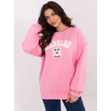 My Red Lips Sweatshirt-EM-BL-617-16.01X-pink | Shoptok.si