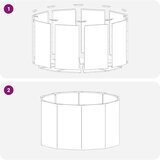  Sadilica Maslinasto zelena 90 x 90 x 50 cm Čelik | shoptok.hr