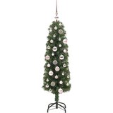vidaXL Umestno božično drevo Zelena 120 cm PVC in Jeklo in Plastika | Shoptok.si
