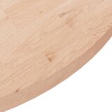  Okrugla stolna ploča Ø 90 x 2,5 cm od netretiranee hrastovina | shoptok.hr
