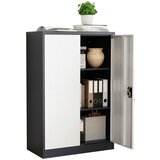 MID.YOU ARHIVSKA OMARA antracit, bela | Shoptok.si