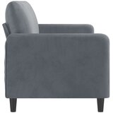 vidaXL Trosed temno siv 180 cm žamet | Shoptok.si