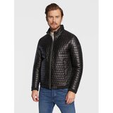 Bugatti Usnjena jakna 222 042 Črna Regular Fit | Shoptok.si