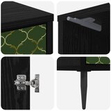  Noćni ormar GELEEN Crni hrast 36 x 33 x 51 cm Konstruirano drvo | shoptok.hr