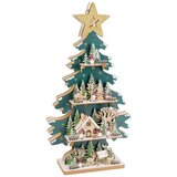  Jelka Božićno selosa LED svetlom28X11X54CM DRVO Cene