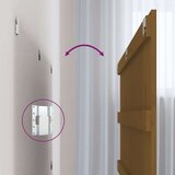  Uzglavlje za krevet boja meda 127 5x3x60 cm masivna borovina | shoptok.hr
