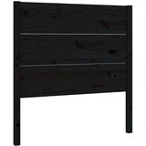  Uzglavlje crno 96 x 4 x 100 cm od masivne borovine | shoptok.hr