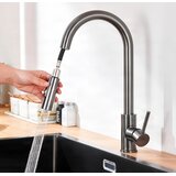 ELITE EDITION Izvlečna kuhinjska armatura v metalno sivi barvi | Pipa KF1410 | Shoptok.si