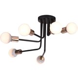 Candellux luster/visilica-spill viseća lampa 6X60W E27 crna Cene