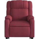  Masažni naslanjač s funkcijo vstajanja vinsko rdeče blago, (20920896) | Shoptok.si