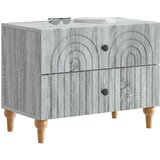  Noćni ormar Siva sonoma 62 x 34,5 x 48 cm Konstruirano drvo | Eponuda.com