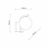  TALIA 38 ZIDNA LAMPA 1*G9 SIVA/HROM | ePonuda.com