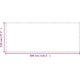 Balkonski zaslon boja pijeska 120x300 cm 100 % poliester Oxford | shoptok.hr