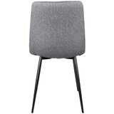 XORA stol, kovina, tekstil črna, temno siva | Shoptok.si