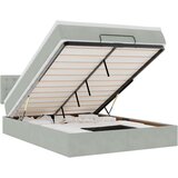  Otomanski krevet s madracem i LED 140x190 cm baršunasti | shoptok.hr