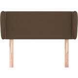  Vzglavje z ušesi temno rjavo 93x23x78/88 cm blago, (20738702) | Shoptok.si