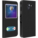 AVIZAR dvojna zašcitna torbica z ucinkom teksture - crna str. samsung galaxy J6, (20615774) | Shoptok.si