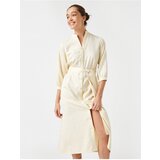 Koton Long Sleeve Tie Waist Shirt Dress | shoptok.hr