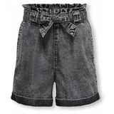 Kids Only Kratke hlače iz tkanine 15285101 Siva Regular Fit