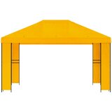Gazebo 4 × 3 m Žuta Poliester i čelik 190 gsm | shoptok.hr