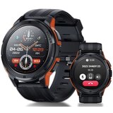 Oukitel BT10 smart watch sport rugged 410mAh/Heart rate/SpO2/Accelerometer/crno-narandzasti | ePonuda.com