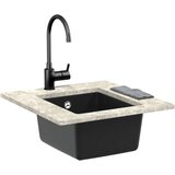  Lavabo - Umivaonik Crna 370 x 460 mm 80% kvarc i 20% smola | shoptok.hr