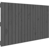  Zidno uzglavlje sivo 108 x 3 x 60 cm od masivne borovine | shoptok.hr