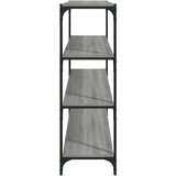 Ormarić za knjige boja hrasta 100x33x100 cm od drva i čelika | shoptok.hr