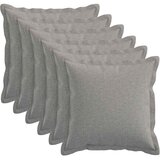  Presvlaka za jastuk 6 pcs HOUTEN Oblačnosiva 50 x 50 cm | shoptok.hr