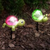 Garden of Eden LED solarna svetilka v obliki želve, flaminga in polža 10 x 6 x 15cm | Shoptok.si