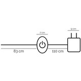 Lesnina XXXL STOJEČA LED-SVETILKA 4948 DAFNE 1200 lm 4000 K | Shoptok.si