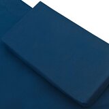 Vanjski ležaj s krovom i jastucima plavi | shoptok.hr