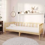  Dnevna postelja z vzmetnico 90x200 cm trdna borovina, (20646048) Cene
