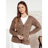 DStreet Sweter damski rozpinany KNITVIA beżowy Cijene