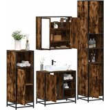 4-dijelni set kupaonskog namještaja boja hrasta drveni | shoptok.hr
