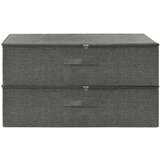 vidaXL Škatla za shranjevanje 2 kosa blago 70x40x18 cm antracitna, (20606777) | Shoptok.si