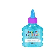 Bleščeče tekoče neon svetlo modro lepilo 88ml -