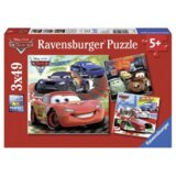 Ravensburger Puzzle - Cars 2 - Worldwide racing fun, 3 x 49 kosov | Shoptok.si