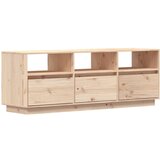 Maison Chic TV omarica - TV stojalo - Televizijska omarica 140x37x50 cm trdna borovina, (21699392) Cene