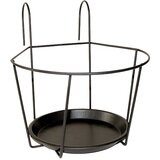 Esschert Design Sivi metalni držač za teglu za cvijeće širine 21,4 cm | shoptok.hr