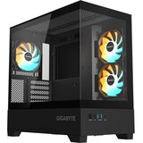 Gigabyte Black, M-ATX C201 PANORAMIC, Dual USB 3.0 ports on front I/O, Supports radiators up to 360mm, Detach - GB-C201P Cene