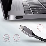 Axagon HMC-5 laptop dock /port replicator Wired USB 3.2 Gen 1 (3.1 Gen 1) Type-C Grey | shoptok.hr
