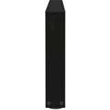  Noge jedilne mize V-oblika 2 kosa črna 70x(30-31,3) cm jeklo | Shoptok.si