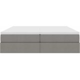 Krevet s madracem i skladištem Sivo-smeđa 200 x 200 cm | Eponuda.ba