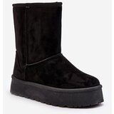 Kesi Black Abrams Women's Snow Boots with Fur Cene