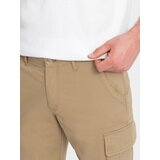 Ombre One color men's shorts with cargo pockets - sand | Eponuda.ba